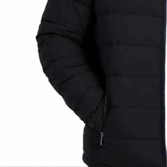 Men’s Quilted Nautica Puffer Jacket Black Medium - Picture 7 of 8